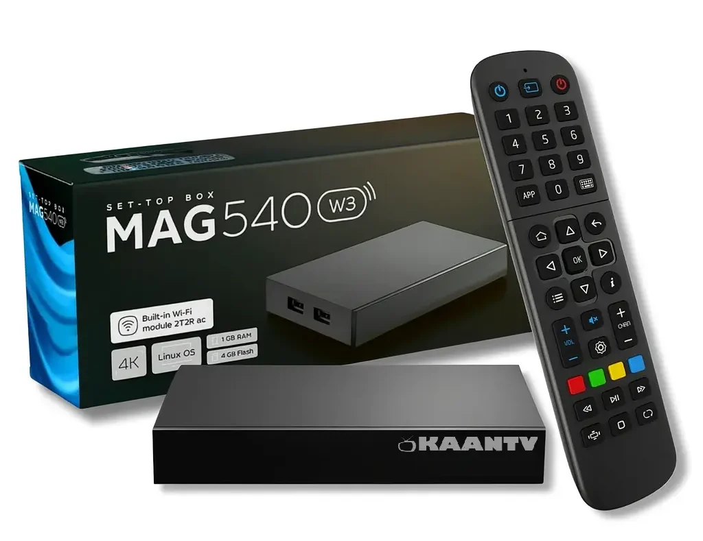 Οικογένεια απολαμβάνει το KaanTV με τον δέκτη MAG 540w3.