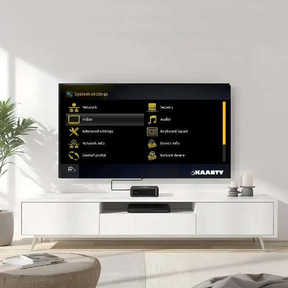 KaanTV MAG 540w3 cihazıyla televizyon ayarlari.